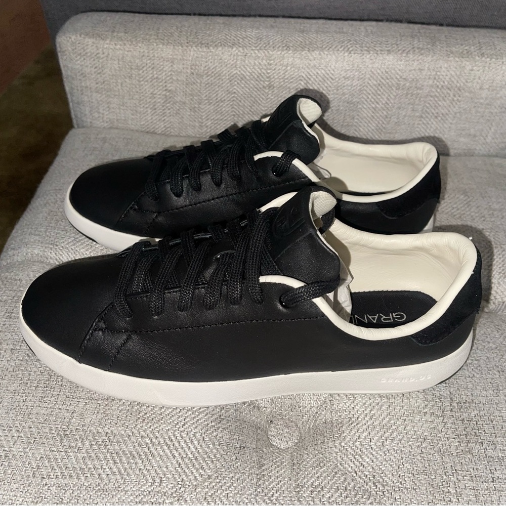 COLE HAAN ‘GrandPro Tennis’ Women’s Size 9.5 in Black Leather New in Box